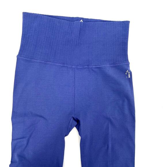 Free People Movement High Rise 7/8 Good Karma Leggings Blue Size XS/S - Picture 2 of 9